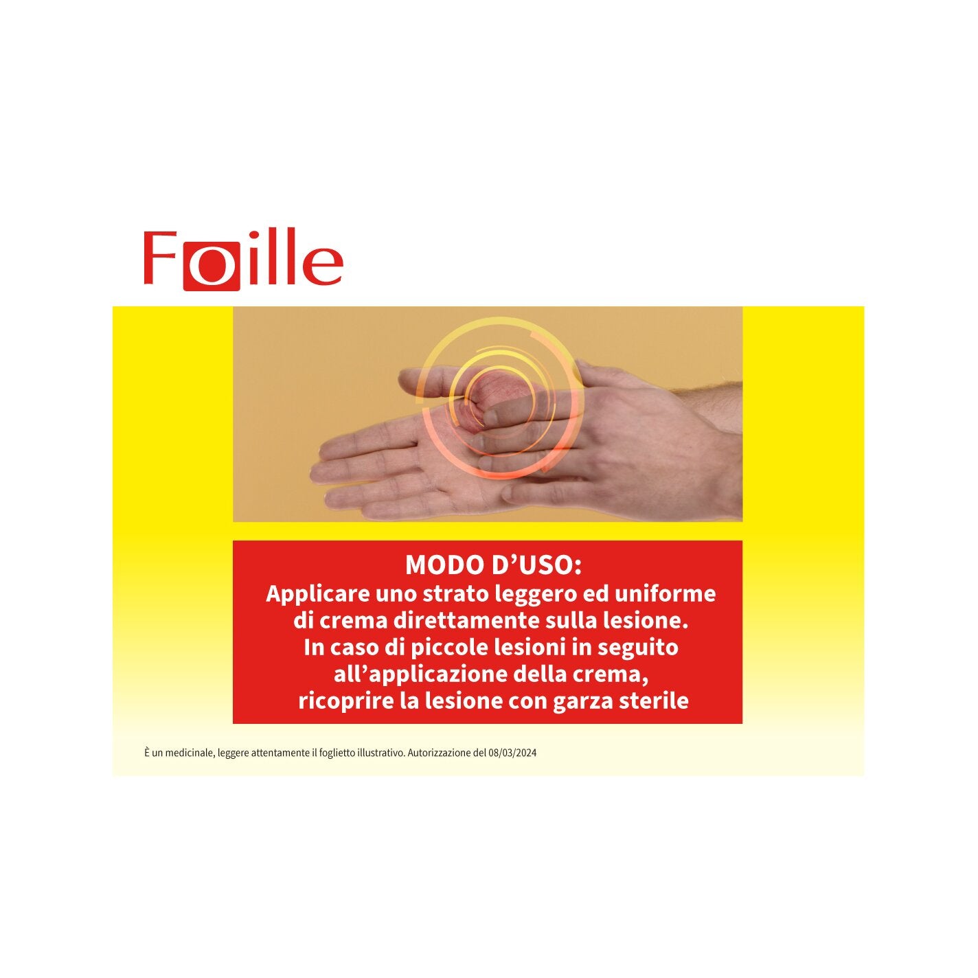Foille Scottature Crema Antiscottatura Benzocaina Cloroxilenolo 29,5g
