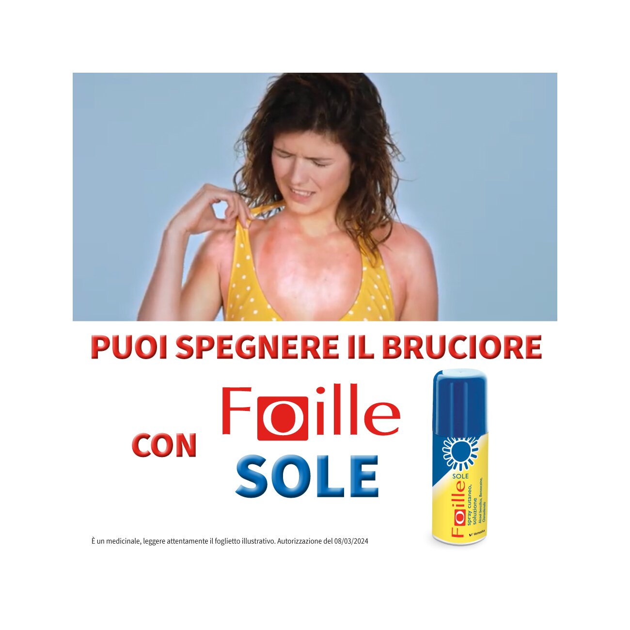 Foille Sole Spray Cutaneo Scottature 70 g