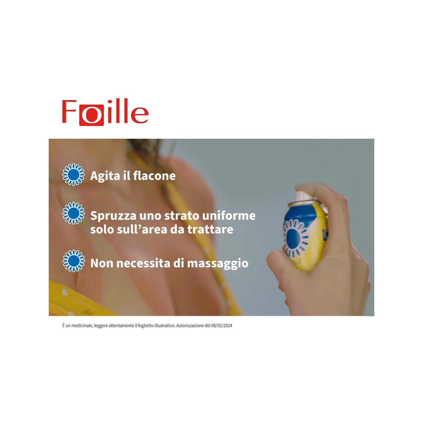 Foille Sole Spray Cutaneo Scottature 70 g