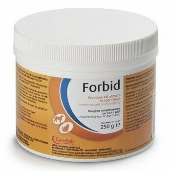 Forbid Integratore Dissuasore Coprofagia Cani e Gatti 250g