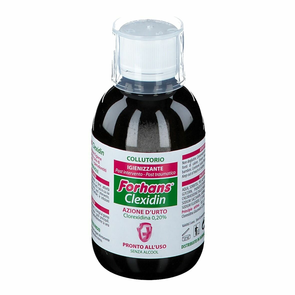 Forhans clexidin 0,20 senza alcool 200 ml