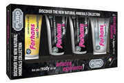 Forhans minerals collection dentifricio 2 black4white 12 ml + 1 gold4sensitive teeth 12 ml + 1 argento4total protection 12 ml