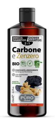 Forhans puro shampoo doccia carbone & zenzero 250 ml
