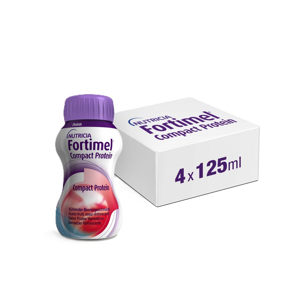 Fortimel compact protein cool red fruits 4 x 125 ml