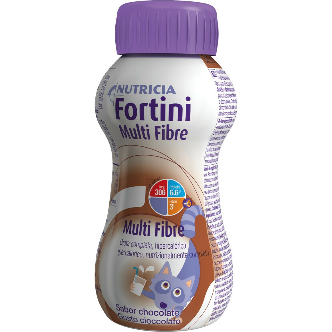 Fortini multi fibre gusto cioccolato 200 ml