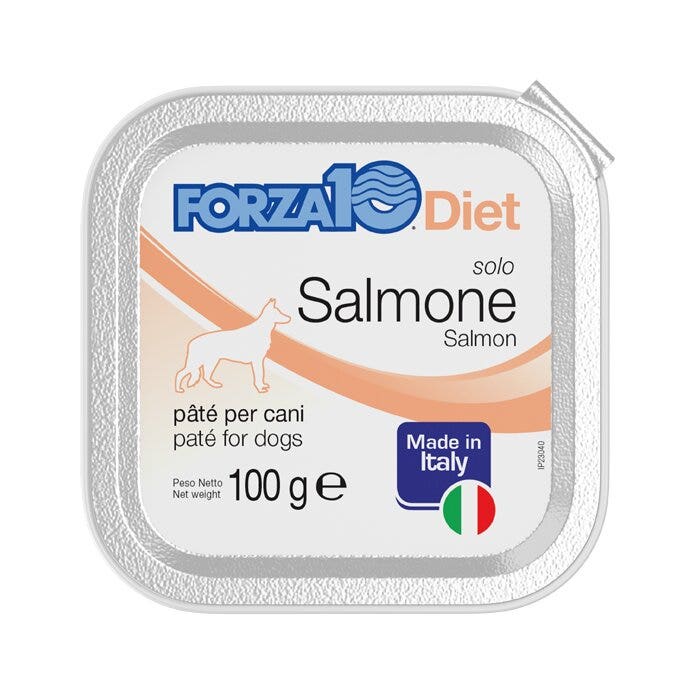 Forza10 solo diet salmone patÃ© per cani adulti vaschetta 100g