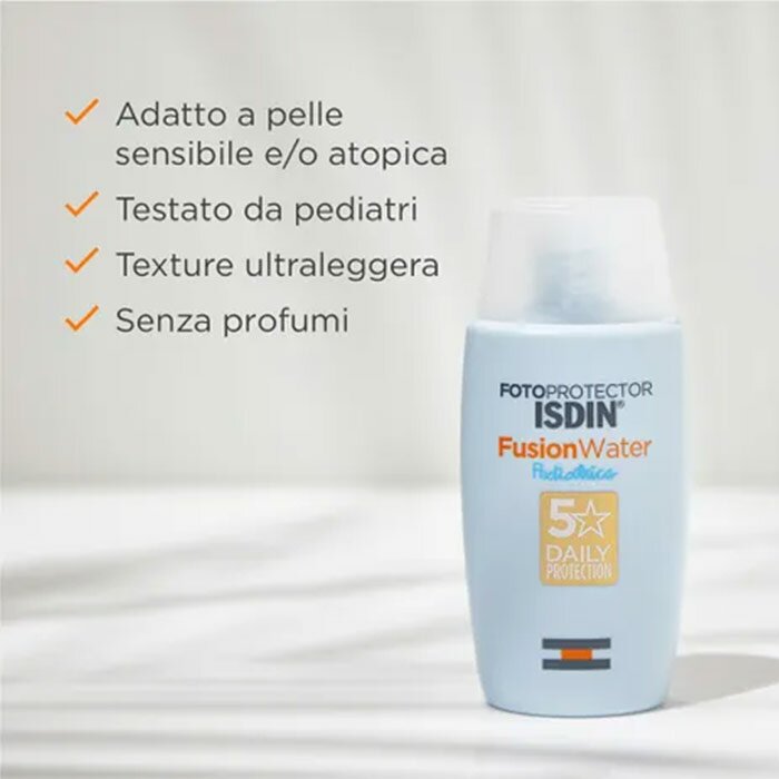 Fotoprotector ISDIN Fusion Water Pediatrics SPF 50 Solare 50 ml