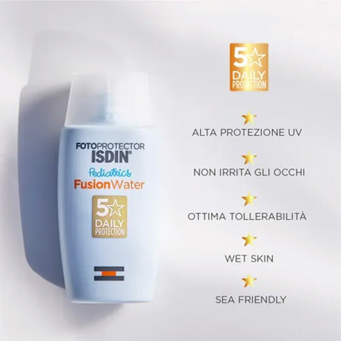 Fotoprotector ISDIN Fusion Water Pediatrics SPF 50 Solare 50 ml
