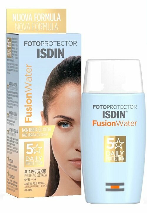 Fotoprotector ISDIN Fusion Water SPF 50 Protezione Solare Quotidiana 50 ml