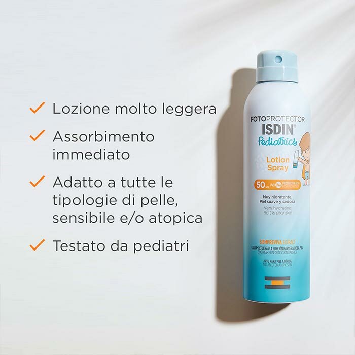 Fotoprotector ISDIN Lozione Spray Pediatrics SPF50 Bambini 250 ml