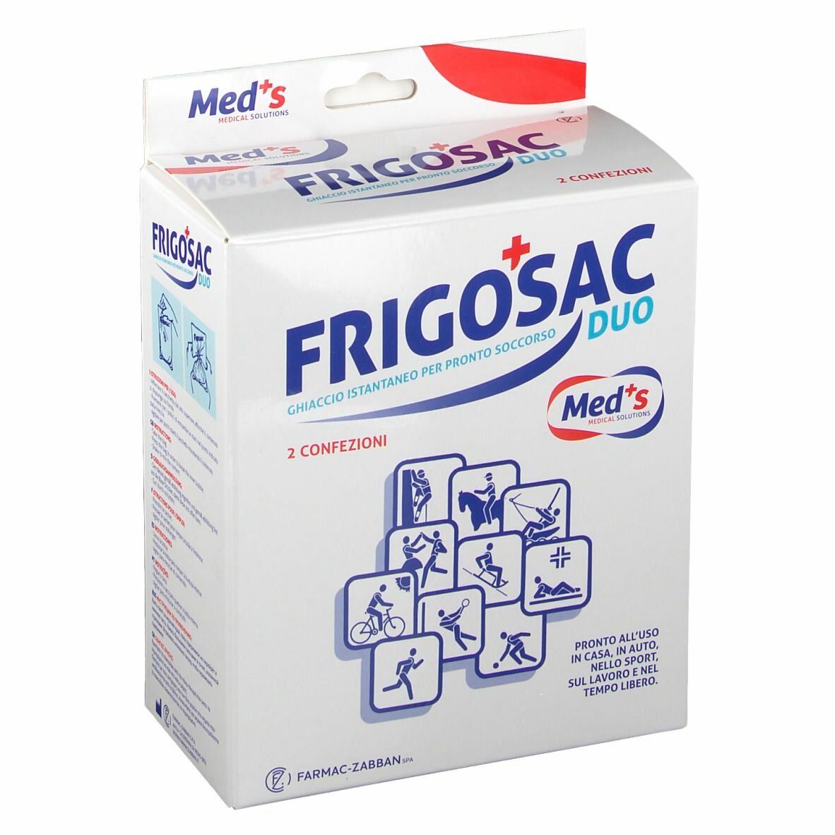 Frigosac ghiaccio istantaneo con astuccio 2 pezzi