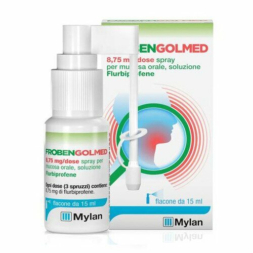 FrobenGolmed Spray Mucosa Orale per Mal di Gola 15 ml