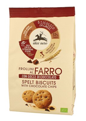 Frollino farro con gocce cioccolato bio