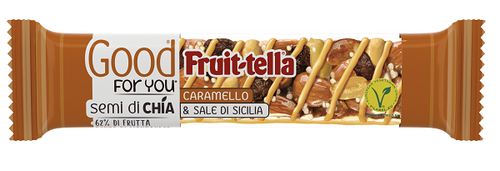 Fruittella good for you barretta semi di chia caramello & sale di sicilia 36 g