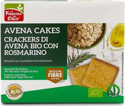 Fsc avenacakes crackers di avena con rosmarino bio vegan senza lievito di birra con olio extravergine di oliva 250 g