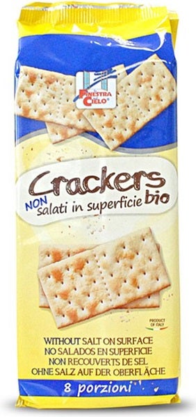Fsc crackers non salati bio con olio extravergine di oliva 250 g