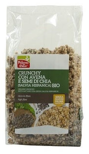 Fsc crunchy con avena e semi di chia bio con olio di girasole senza olio di palma 375 g
