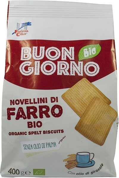 Fsc novellini di farro bio con olio di girasole senza olio di palma 400 g