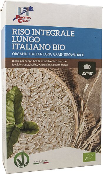 La finestra sul cielo riso integrale lungo italiano bio 1 kg