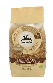 Fusilli integrali di grano duro e lenticchie bio 500 g