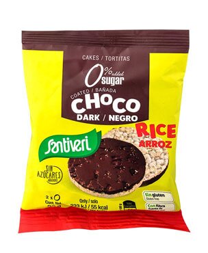 Gallette di riso ricoperte di cioccolato 25 g