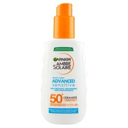 Garnier ambre solaire advanced sensitive adulti ceramide protect spray 150ml spf50+
