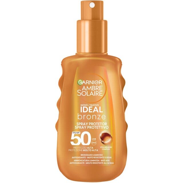 Garnier ambre solaire ideal bronze spray protettivo 150ml spf50