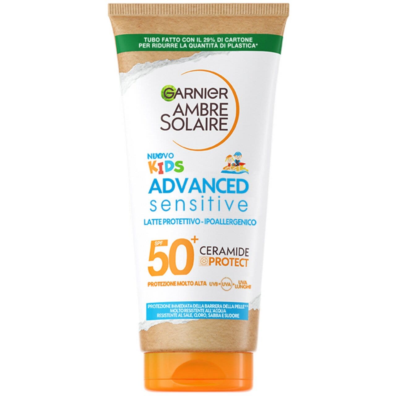 Garnier ambre solaire kids advanced sensitive ceramide protect latte 175ml spf50+