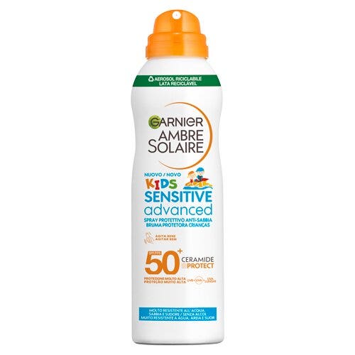 Garnier ambre solaire kids advanced sensitive ceramide protect spray 150ml spf50+