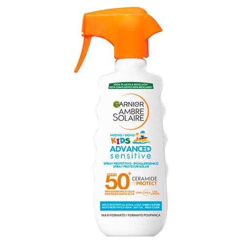 Garnier ambre solaire kids advanced sensitive ceramide protect spray 270ml spf50+