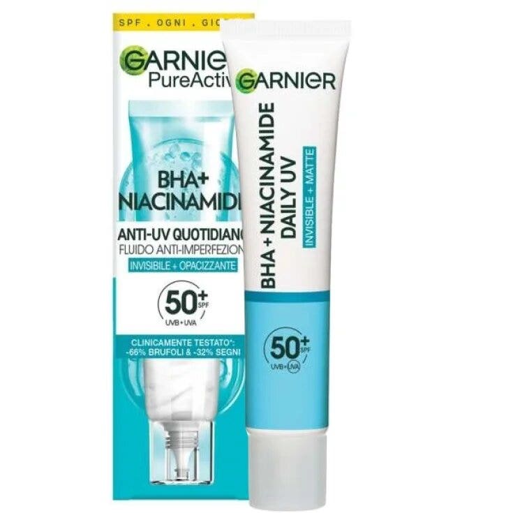 Garnier pureactive fluido anti-imperfezioni bha+niacinamide 40ml