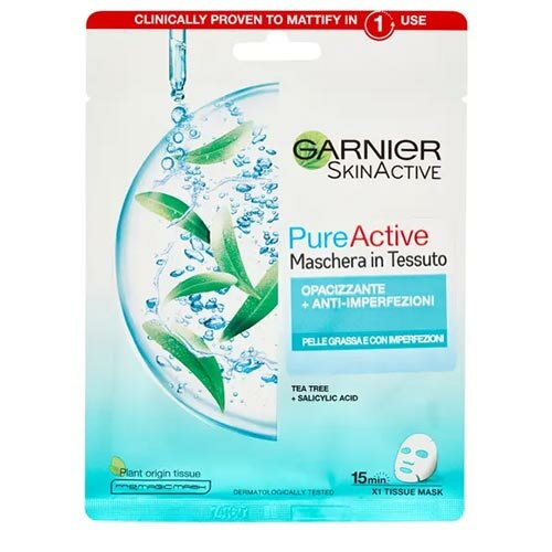 Garnier tissue mask pure activ
