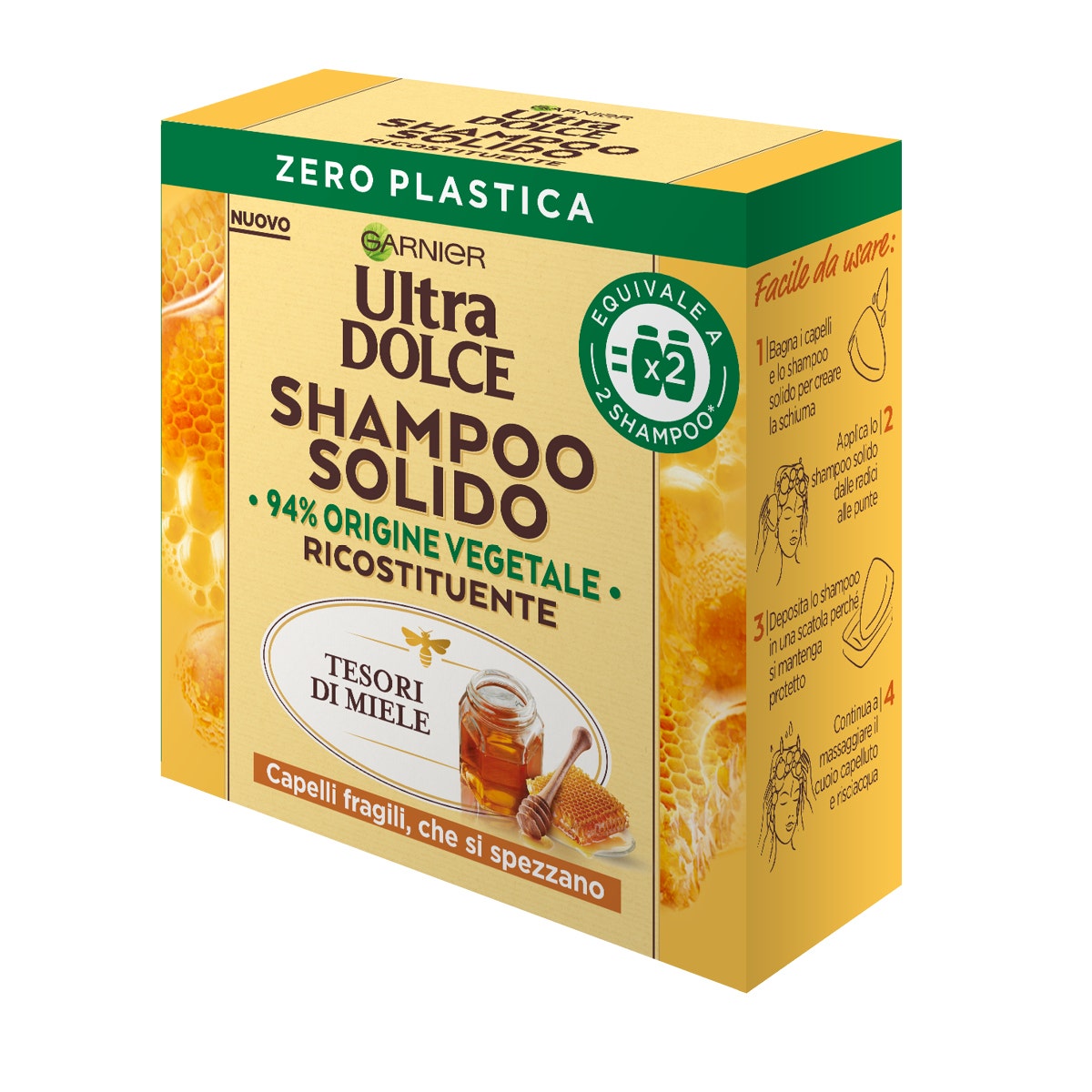 Garnier ud shampoo solido tesori mi