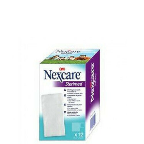 Garza compressa nexcare sterimed in cotone 20 fili 18x40cm multilingual 12 pezzi