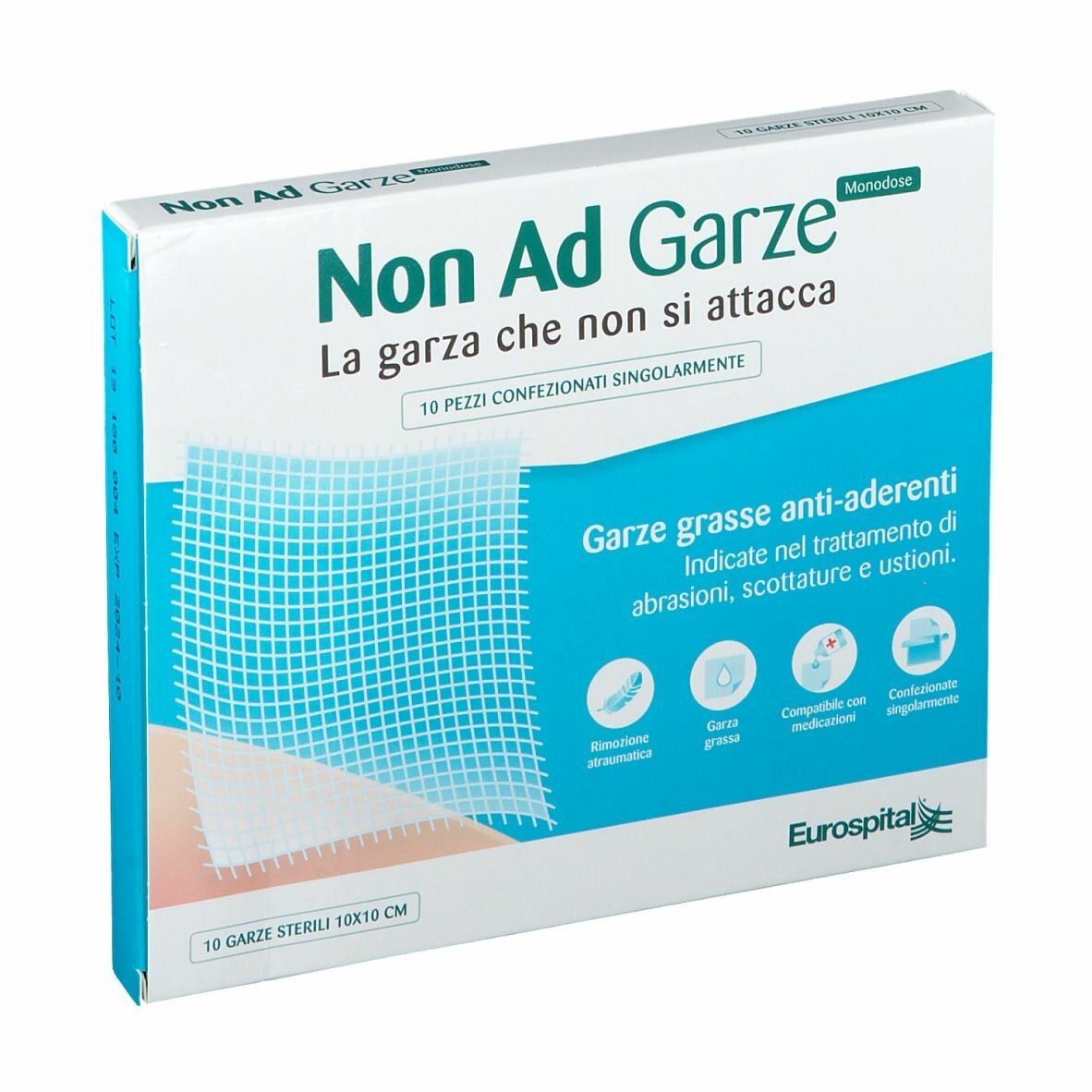 Garza paraffinata non ad monodose 10 pezzi