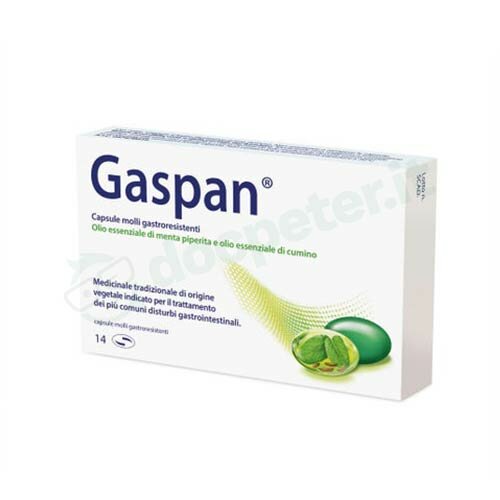 Gaspan Trattamento Disturbi Intestinali 14 Capsule Molli