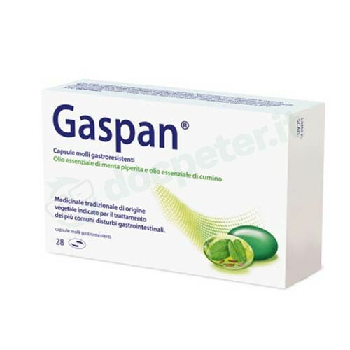 Gaspan Trattamento Disturbi Intestinali 28 Capsule Molli