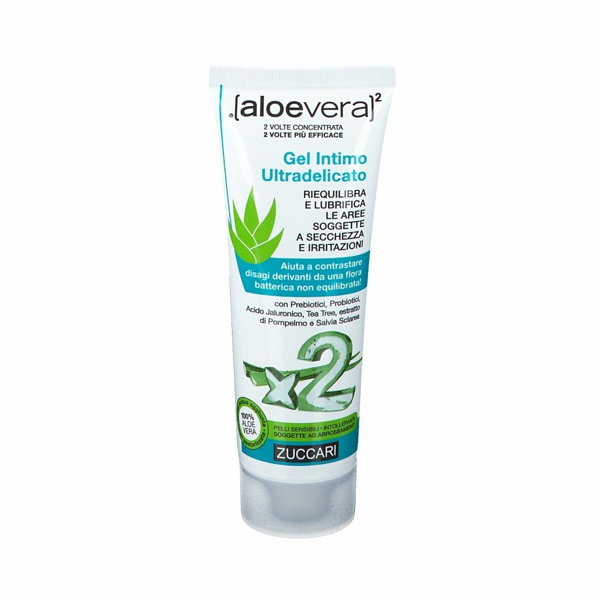 Gel intimo aloevera2 gel intimo ultradelicato 80 ml