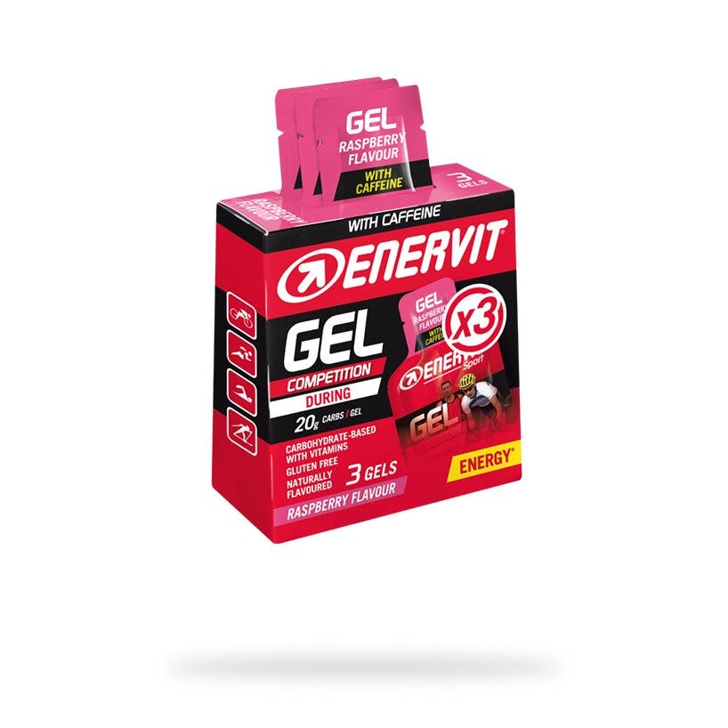 Gel lampone con caffeina astuccio da 3x25ml