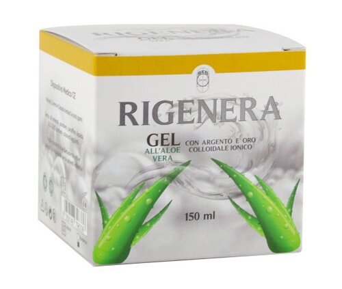 Gel rigenera aloe argento e oro colloidale 150 ml