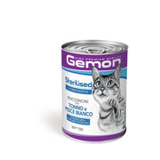 Gemon Adult Gatto Bocconcini con Tonno e Pesce Bianco 415 g