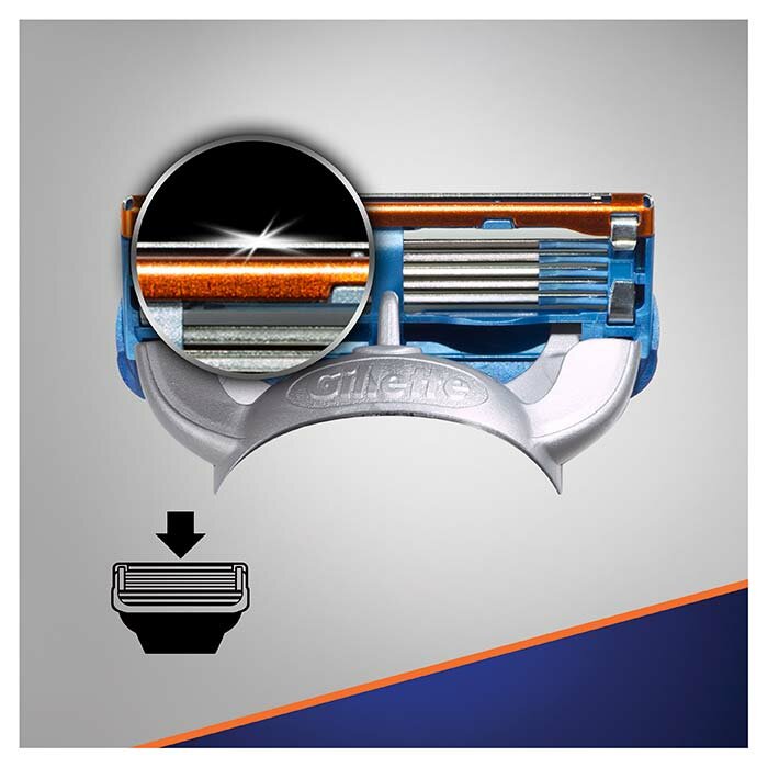 Gillette fusion 5 ricar man4 pezzi