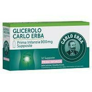 Glicerolo carlo erba prima infanzia 900 mg 12 supposte