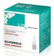 Glicerolo Nova Argentia Bambini 2,25 g Stitichezza Camomilla e Malva 6 clismi