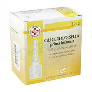 Glicerolo sella bambini 2,25 g stitichezza camomilla e malva 6 clismi