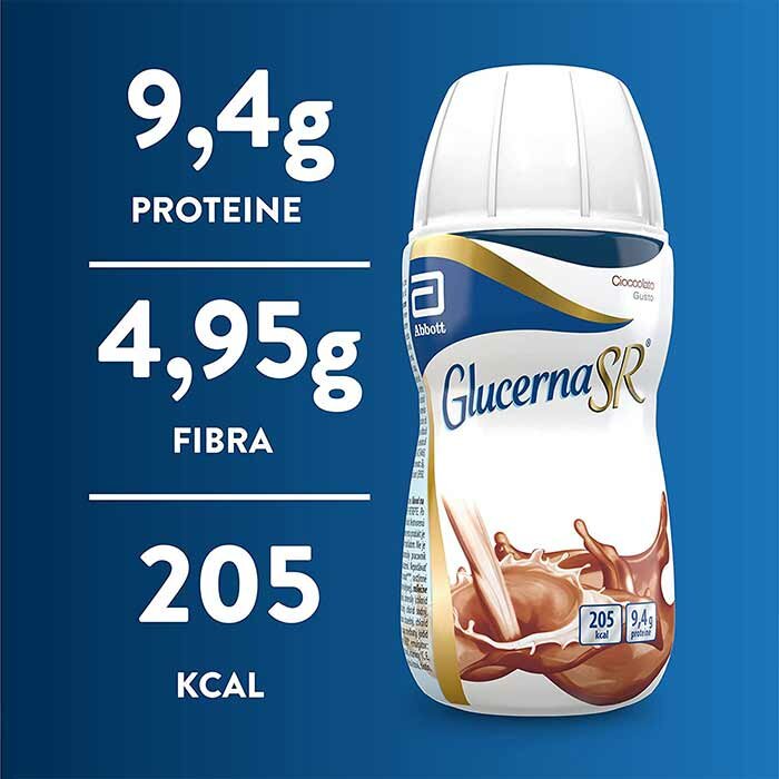 Glucerna SR Alimento per Diabetici Gusto Cioccolato 220 ml