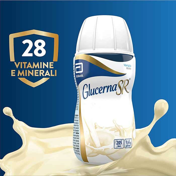 Glucerna SR Alimento per Diabetici Gusto Vaniglia 220 ml
