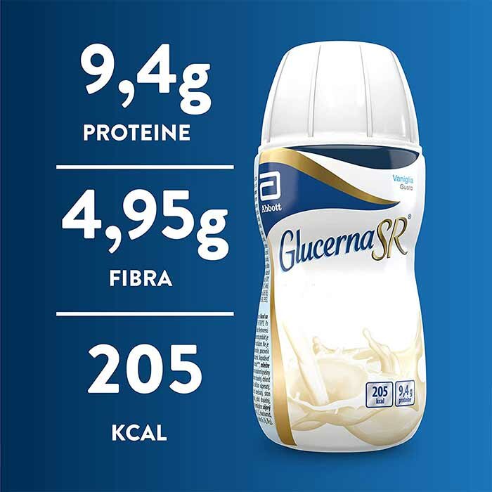 Glucerna SR Alimento per Diabetici Gusto Vaniglia 220 ml