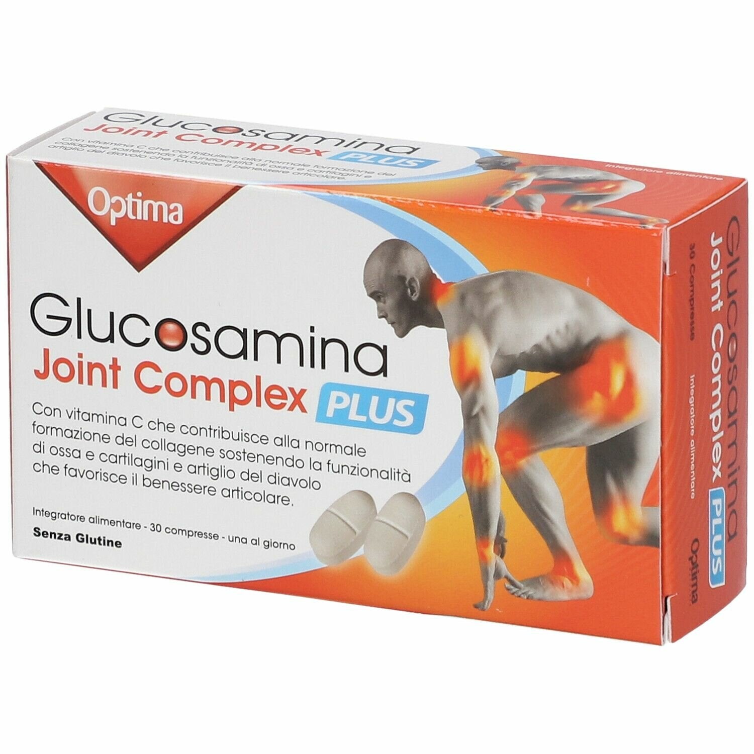 Glucosamina joint complex plus con vitamina c 30 compresse