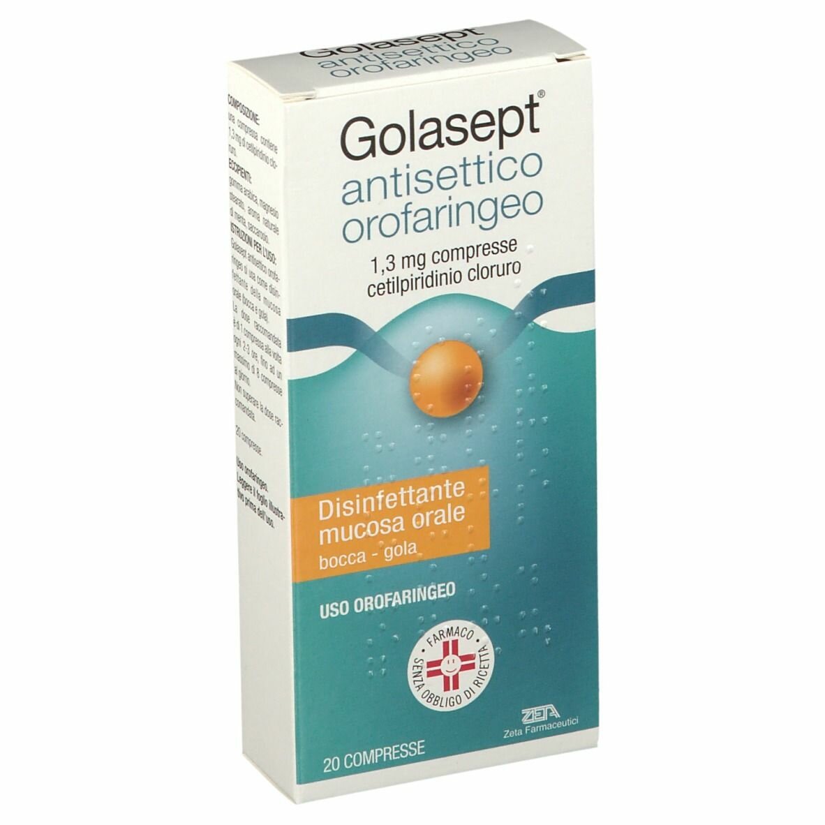 Golasept antisetico orofaringeo 20 compresse 1,3 mg